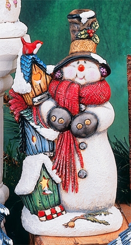 3095 Snowman Birdhouse